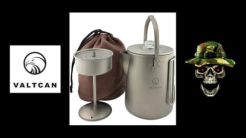 Valtcan Titanium Coffee Percolator Pot - Review
