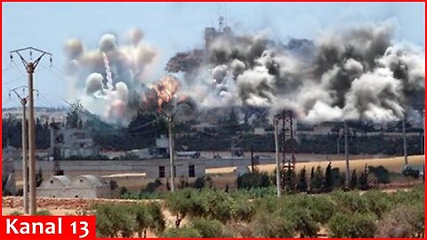 Video captures powerful explosions in southern Lebanon after Israeli fighter jets strike