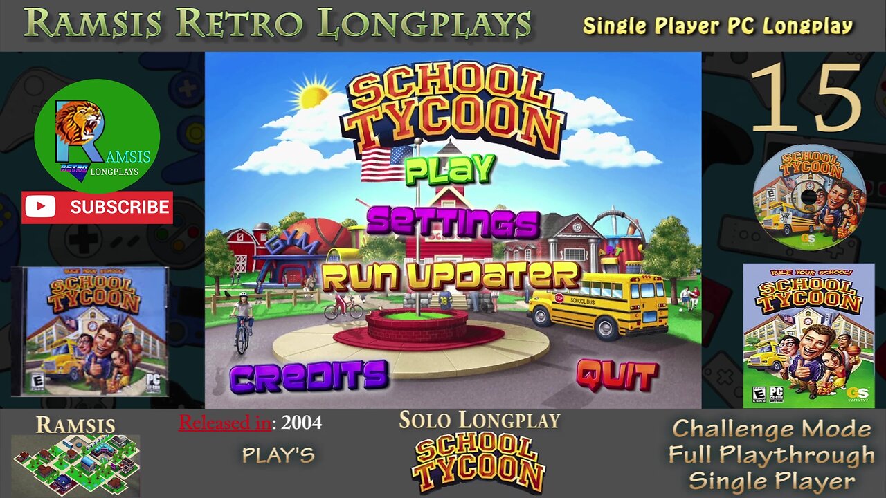 School Tycoon | PC Game | 2004 | Advanced Challenge #6 | Challenge Mode