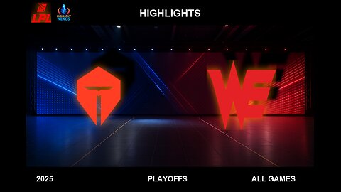 TES vs WE ALL GAMES Highlights - LPL Playoffs 2025 - Top Esports vs Team WE