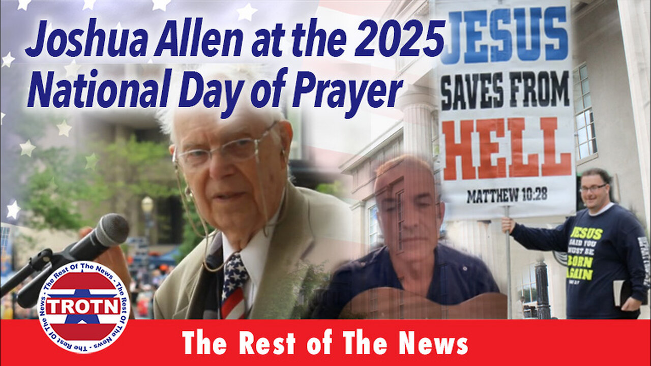 Joshua Allen at the 2025 National Day of Prayer