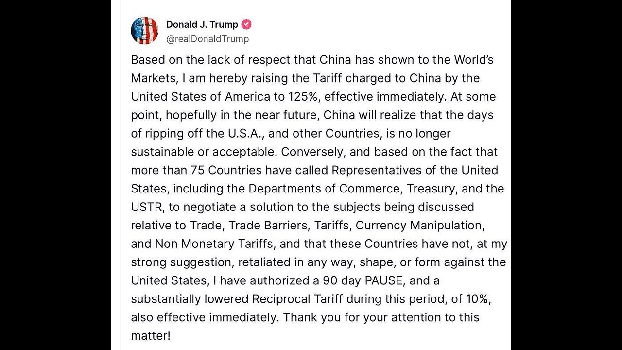 President Donald J. Trump 🇺🇸