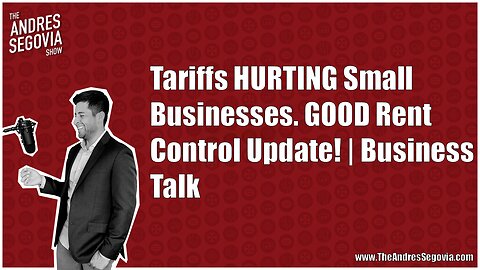 Tariffs HURTING Small Businesses. GOOD Rent Control News! Brax3 Shipping Soon?