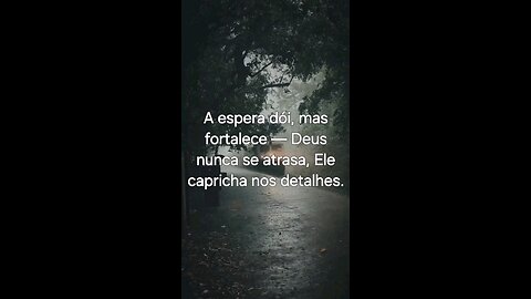 Ele é Deus de detalhes