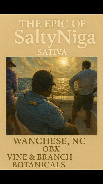 🌿 Vine & Branch Botanicals 🌿 The Epic of SaltyNiga OBX Strain – 2g Sativa Preroll