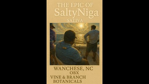 🌿 Vine & Branch Botanicals 🌿 The Epic of SaltyNiga OBX Strain – 2g Sativa Preroll
