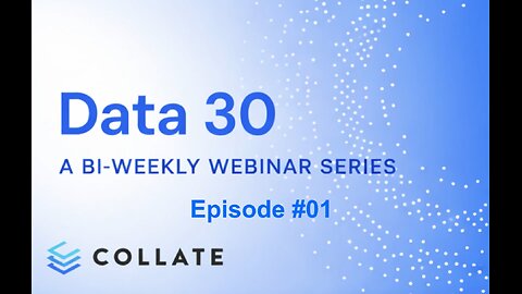 Data30: Episode #01 - Data, Metadata, Semantics & Information: Why It Matters