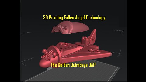 3D Printing Fallen Angel Technology, The Golden Quimbaya UAP
