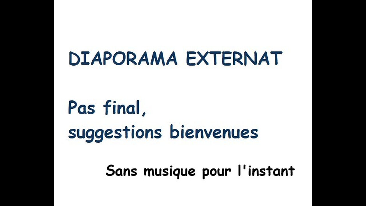 Retrouvailles Externat - Diaporama (pas final)