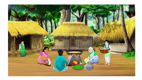 तीन परिवारों की एक रसोई | Hindi Story | Hindi Kahaniya | Moral Stories | cartoon story