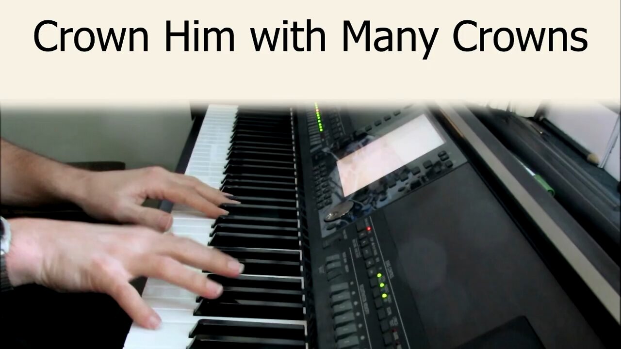 Easter Sunday Hymns - piano instrumental compilation with lyrics