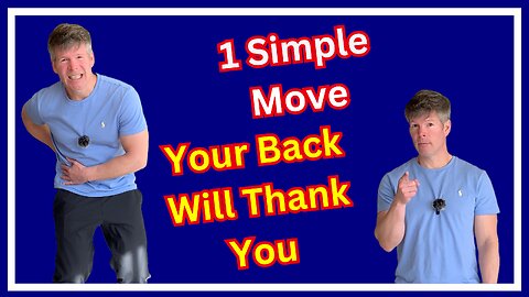 Reduce Lower Back Pain in Minutes With This Easy Movement!