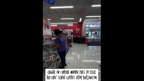 A Black woman pulled out a gun and threatened Burlington staff after they confronted her and her kid