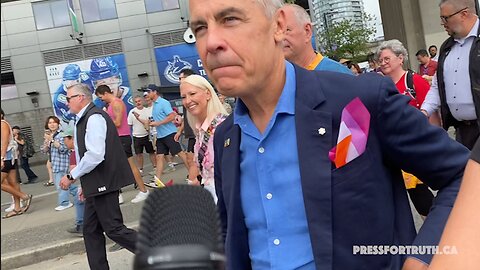 Mark Carney Confronted on Taking His “Non-Binary” Daughter To The Tavistock Gender Clinic!!