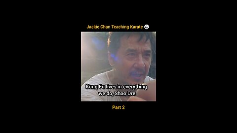 Iconic training scene from a classic martial arts movie – true discipline and focus!