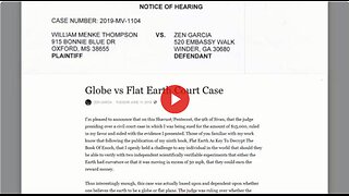 US COURT: NO EVIDENCE OF EARTH HAS CURVATURE - EARTH IS NOT A BALL! EARTH IS FLAT!