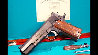 Ted Yost -- Full House Cased Custom 1950 Colt Government Model -- 45 ACP