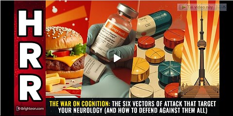 "The WAR on COGNITION: The six vectors of attack that target your neurology..."