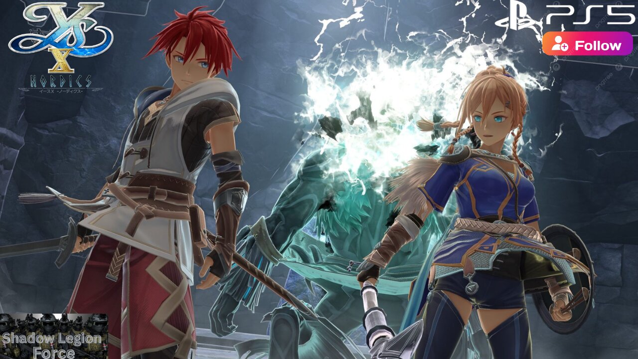 Shadow Plays:Ys X: Nordics: Playthrough Gameplay Pt 3: Shield Brother Trail