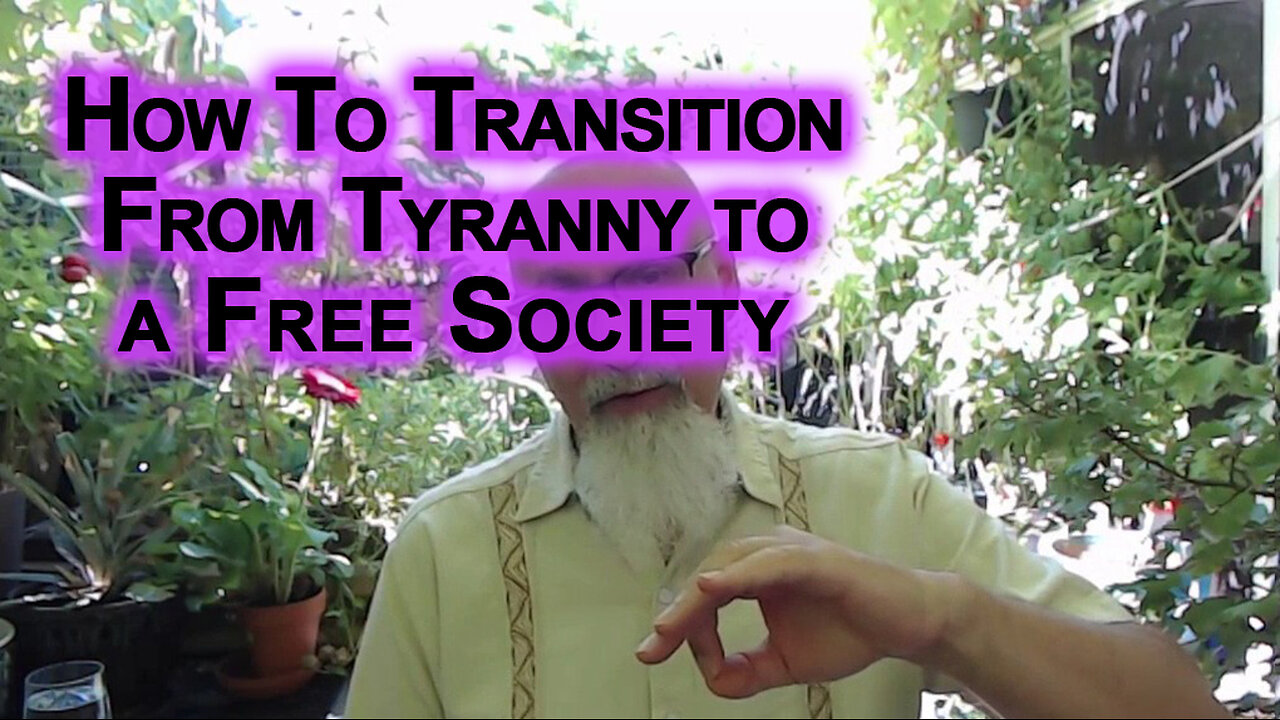 How To Peacefully Transition From a Tyranny to a Free Society: Power Only Allowed To Repeal Laws