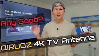 QIRUOZ HDTV Antenna for Smart TV – Unboxing, Full Review & Live Channel Scan