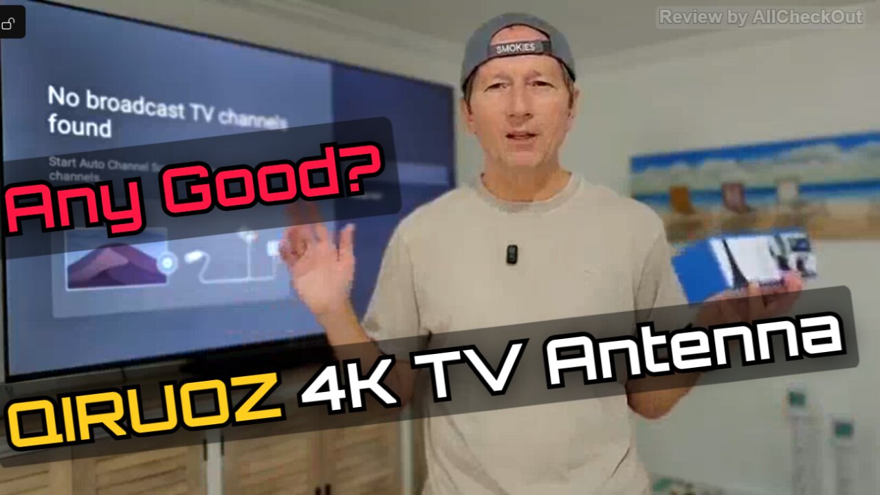 QIRUOZ HDTV Antenna for Smart TV – Unboxing, Full Review & Live Channel Scan