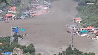 Mud Flood, Dharali, Inde