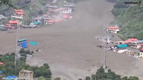 Mud Flood, Dharali, Inde