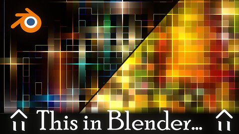 Bright Squares Pattern In Blender. (fr/en)