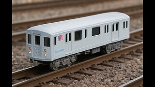 METRO Diecast Model Subway Train 7"