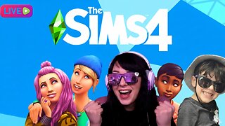 🟢LIVE - The Sims 4 -Tiny Saiyan & Momma Saiyan Build A House