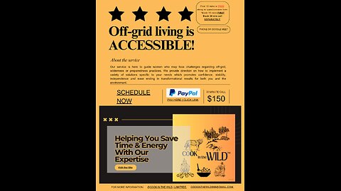 OFF-GRID living is ACCESSIBLE!