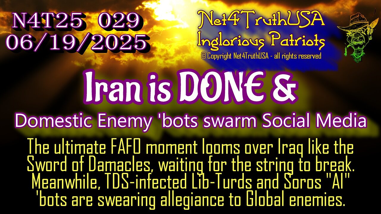 IGP25 029 - Iran is DONE & Domestic Enemy 'bots swarm Social Media