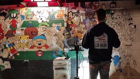 the mural...