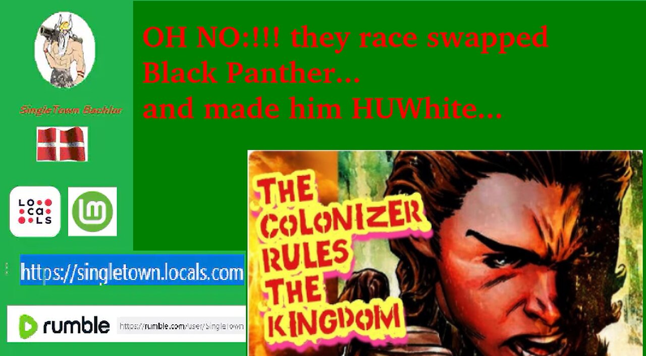 OH NOOOO Black Panther is now HUwhite...