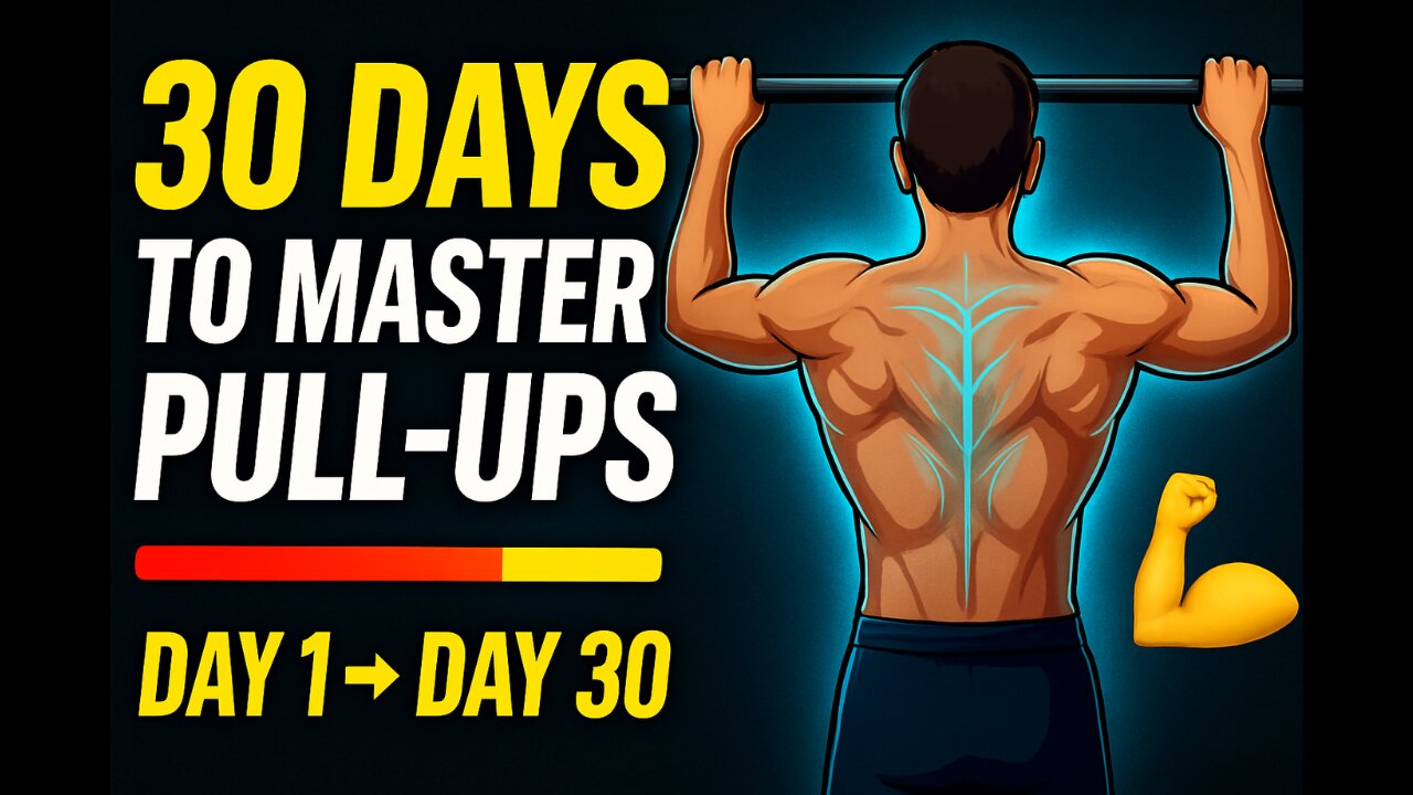 Master the Pull-Up in Just 30 Days | Full Beginner Guide 💪