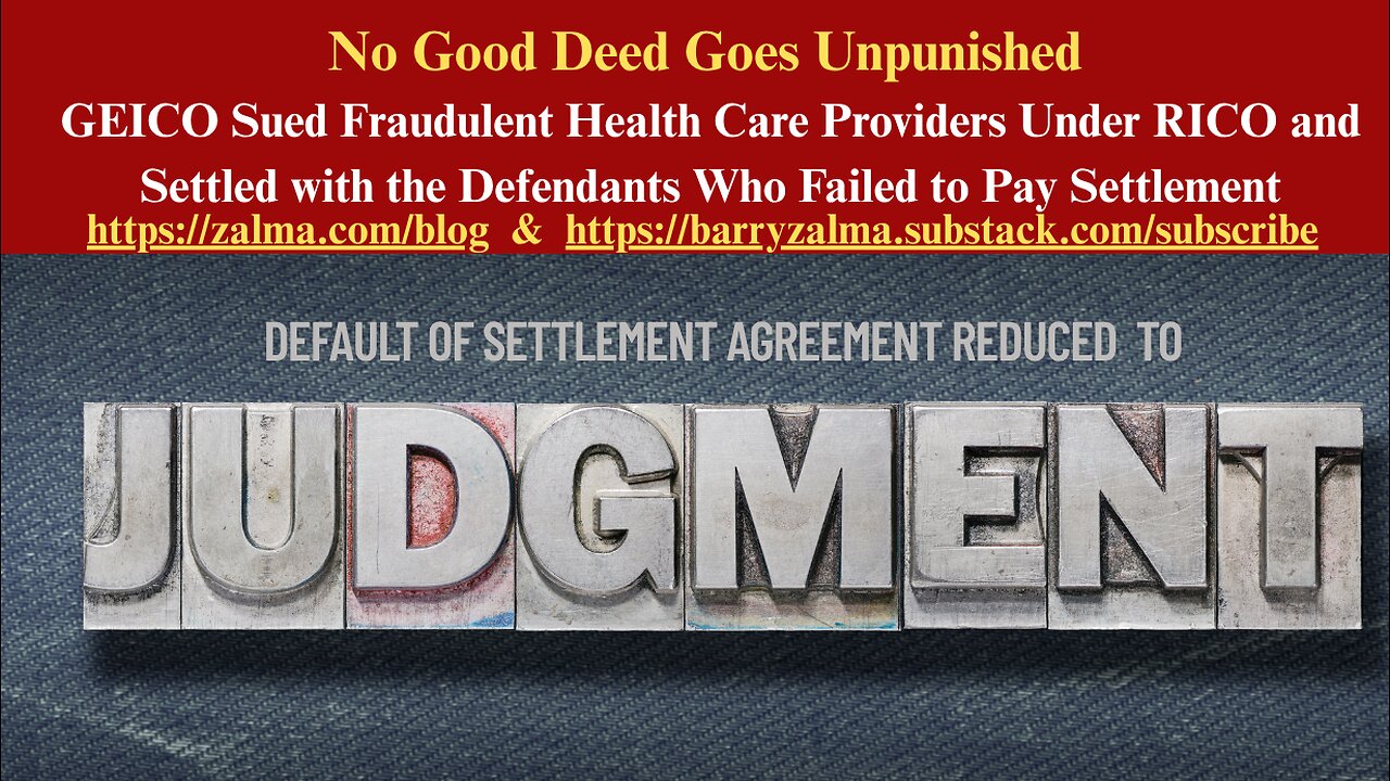 No Good Deed Goes Unpunished