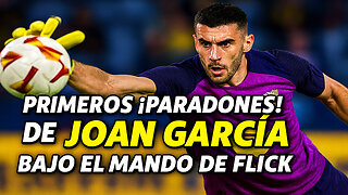 ¡PRIMER ENTRENAMIENTO DE JOAN GARCIA CON FLICK EN EL BARÇA 🧤🔴🔵