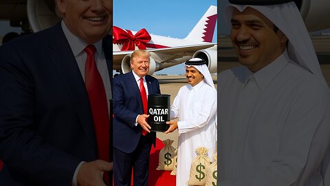Trump Sends Return Gift to Qatar ✈️ Thanks for the 747!️