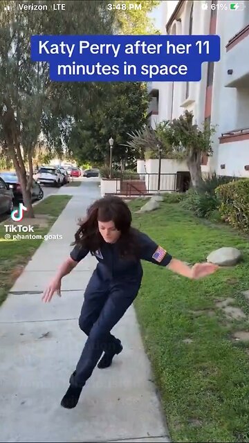 Woman hilariously mocks Katy Perry’s trip to space.