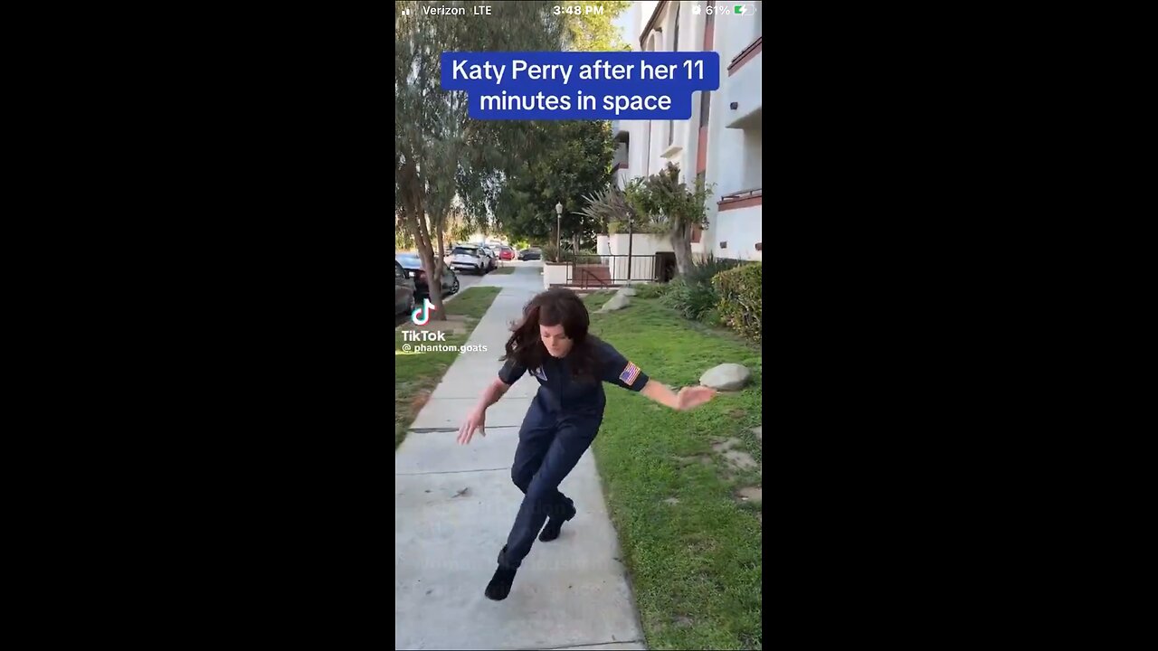 Woman hilariously mocks Katy Perry’s trip to space.