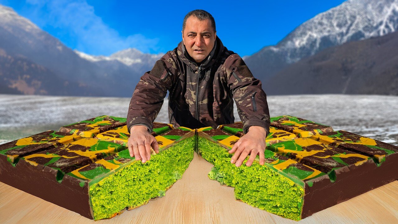 I MADE A GIANT DUBAI CHOCOLATE BAR!🍫