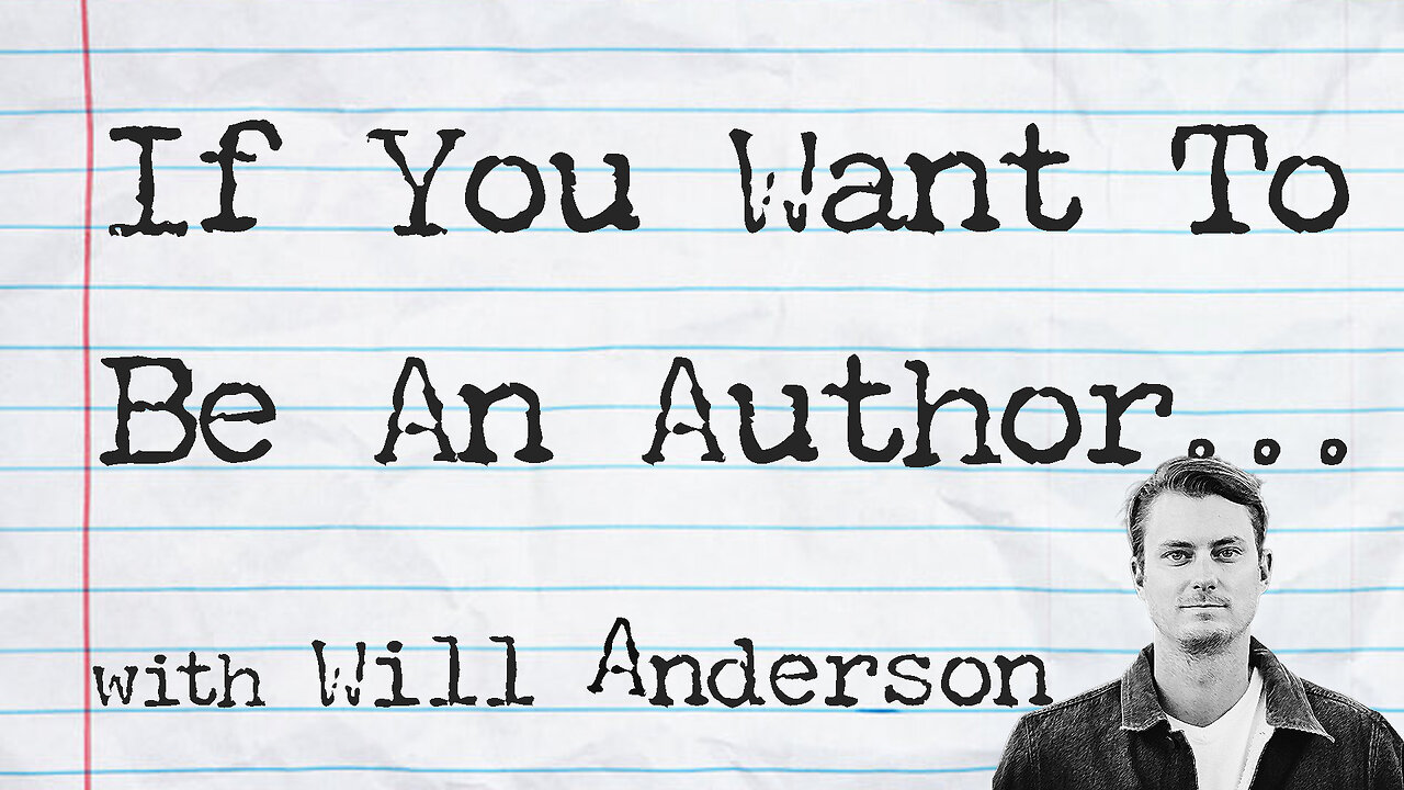 If You Want To Be An Author... - Will Anderson on LIFE Today Live