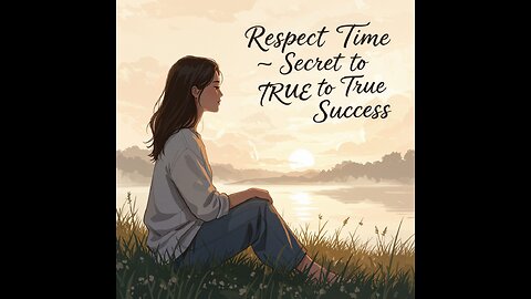 ✅ Respecting Time — The Secret to True Success | A Gentle Reminder