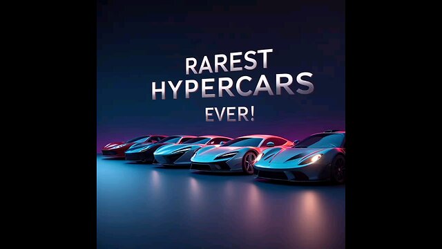 Top 3 Rarest Hypercars in the World