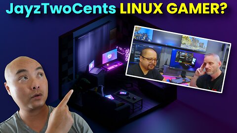 JayzTwoCents FINALLY a Linux Gamer?!🤯