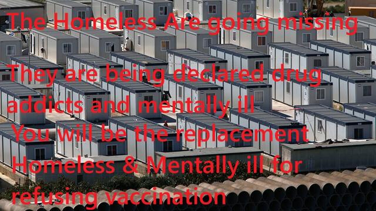 Homeless people are disappearing, and you will be homeless soon