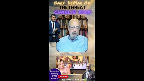 The Threat That Charlie Kirk Was To The Left... Gary DeMar Shares His Thoughts!