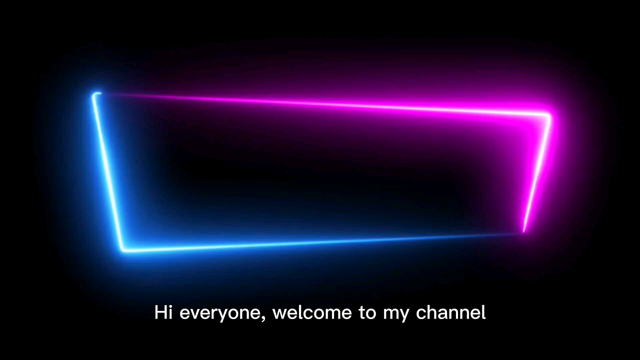 Welcome to my Channel