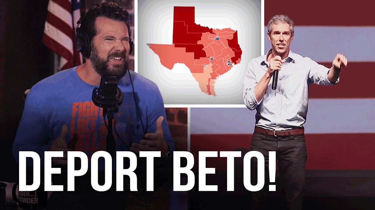 Fake Mexican Beto ORourke GLAZES Illegals, HATES America